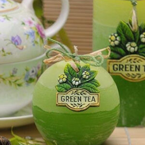 Lõhnaküünal Roheline tee/Lavender kuul 60,9h