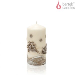 Jõuluküünal  Põtradega 70¤150, põlemisaeg 49 h