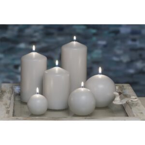 Classic küünal silinder hall 80¤150, 620 gr, 68 h