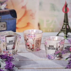 Klaasis küünal Bon Voyage 115g 30h