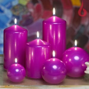 Classic küünal metallik kuul  roosa 60 9h,90g