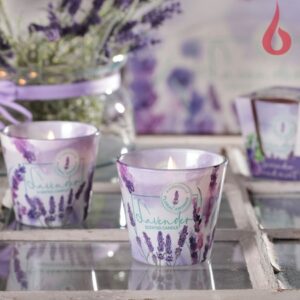 Klaasis küünal Lavendel blossom 115g 30h