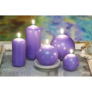 Classic küünal silinder  lilla 80¤150 620 g 68h