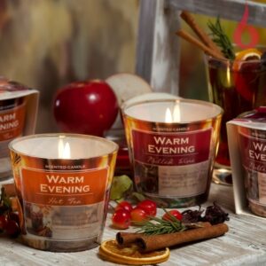 Klaasis küünal Soe õhtu 115g30h