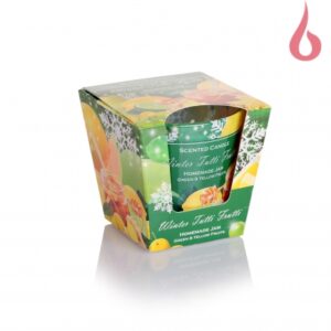 Klaasis küünal Talve tutti-frutti tsitrusega 115g 30h
