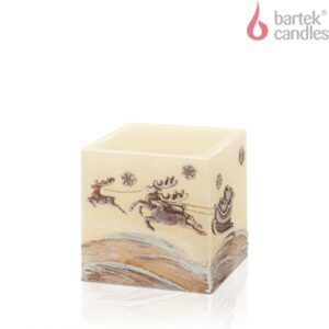 Teeküünla latern ruut põtradega